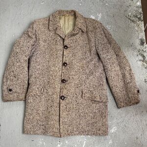 1960s Tweed three-quarter coat